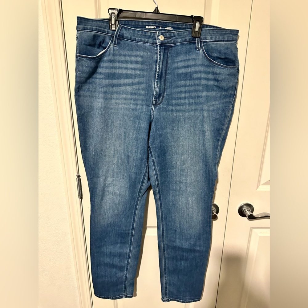 Old Navy high rise straight leg jeans